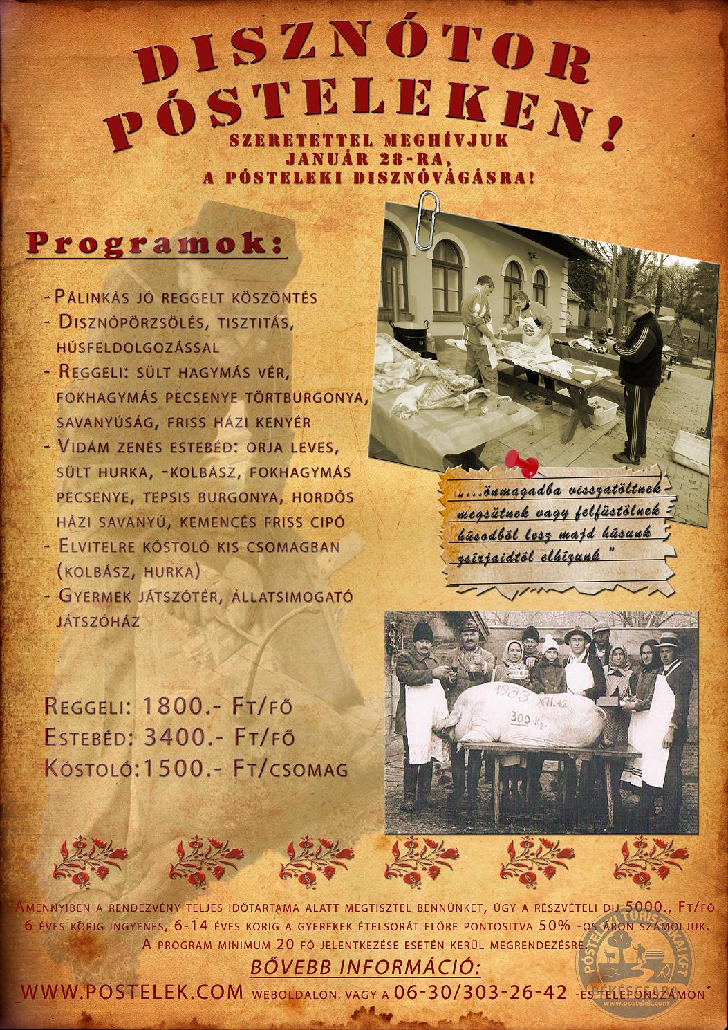 Disznótor Pósteleken! Disznótor Pósteleken!